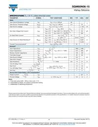 SQM60N06-15_GE3 Datasheet Page 2