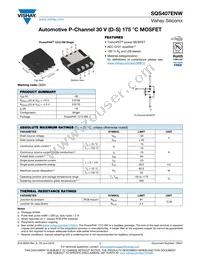 SQS407ENW-T1_GE3 Datasheet Cover