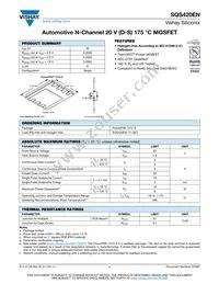 SQS420EN-T1_GE3 Datasheet Cover