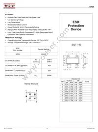 SR05-TP Datasheet Cover