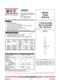 SR1010-TP Datasheet Cover