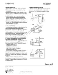 SR2C-B4 Datasheet Page 2