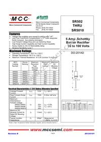 SR5010-TP Datasheet Cover