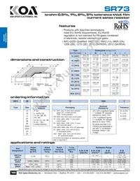 SR732ETTD47LJ Datasheet Cover