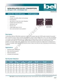 SRAH-05B150R Datasheet Cover