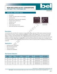 SRAH-05C250R Datasheet Cover