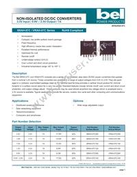 SRAH-07C250R Datasheet Cover