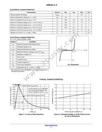 SRDA3.3-4DR2G Datasheet Page 2