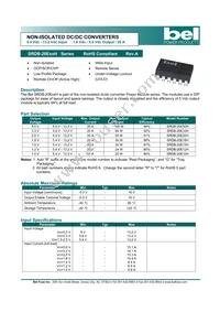 SRDB-20E33HR Datasheet Cover