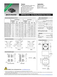 SRF0703A-331M Datasheet Cover