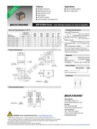 SRF1010DA-150M Datasheet Cover