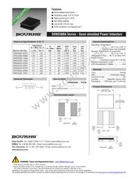 SRN2508A-R47M Datasheet Cover
