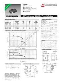 SRP1045-R80M Datasheet Cover