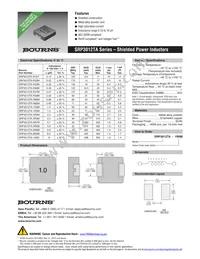 SRP3012TA-100M Datasheet Cover