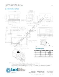 SRPE-30E1A0G Datasheet Page 15