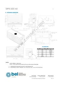 SRPE-50E1A0G Datasheet Page 15