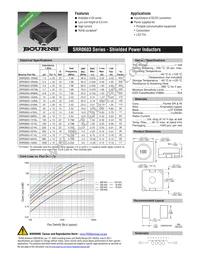 SRR0603-471K Datasheet Cover
