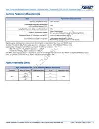 SRR08F105KGS Datasheet Page 3