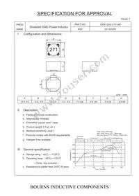 SRR1280-271V4K Datasheet Cover