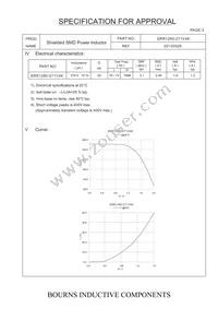 SRR1280-271V4K Datasheet Page 2