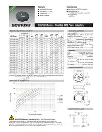 SRU1028-820Y Datasheet Cover