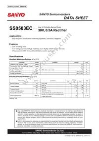 SS0503EC-TR-H Datasheet Cover