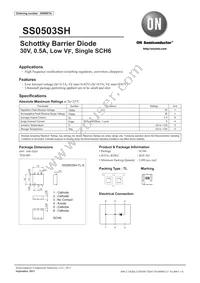 SS0503SH-TL-E Datasheet Cover