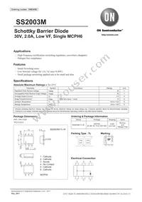 SS2003M-TL-W Datasheet Cover