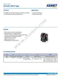 SS21V-R400005 Datasheet Cover