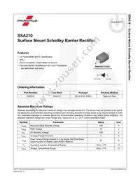 SSA210 Datasheet Page 2