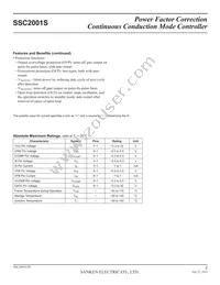 SSC2001S Datasheet Page 2
