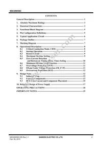 SSC2005SC Datasheet Page 2