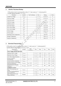 SSC2101S Datasheet Page 3