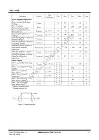 SSC2101S Datasheet Page 4