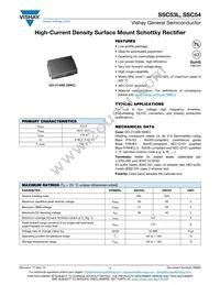 SSC53L-E3/51T Datasheet Cover