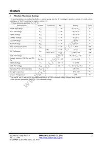 SSC9522S Datasheet Page 3