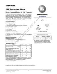 SSESD11B5.0ST5G Datasheet Cover