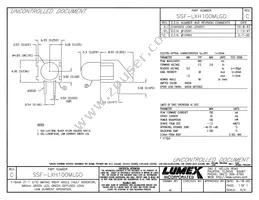 SSF-LXH100MLGD Datasheet Cover