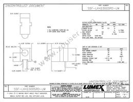 SSF-LXH2300SRD Datasheet Cover