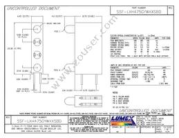 SSF-LXH475GYWXXSBD Datasheet Cover