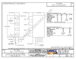 SSF-LXH475IIIYD Datasheet Cover