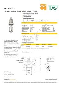 SSF25XPM12 Datasheet Cover