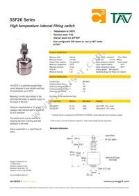 SSF26X100 Datasheet Cover