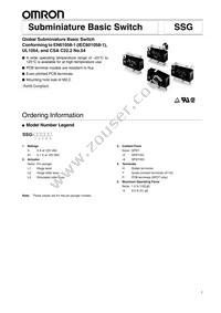 SSG-01L2T-5 Datasheet Cover