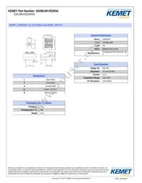 SSHB10H-R22034 Datasheet Cover