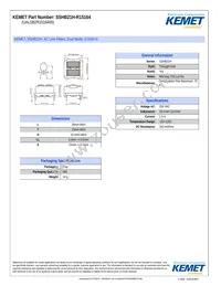 SSHB21H-R15164 Datasheet Cover