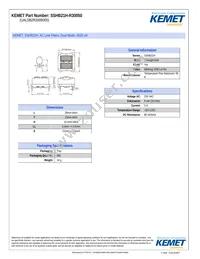SSHB21H-R30050 Datasheet Cover