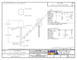 SSL-LX100133XUWC Datasheet Cover