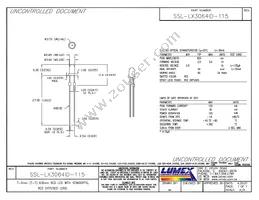 SSL-LX3064ID-115 Datasheet Cover