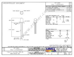 SSL-LX5093GD Datasheet Cover